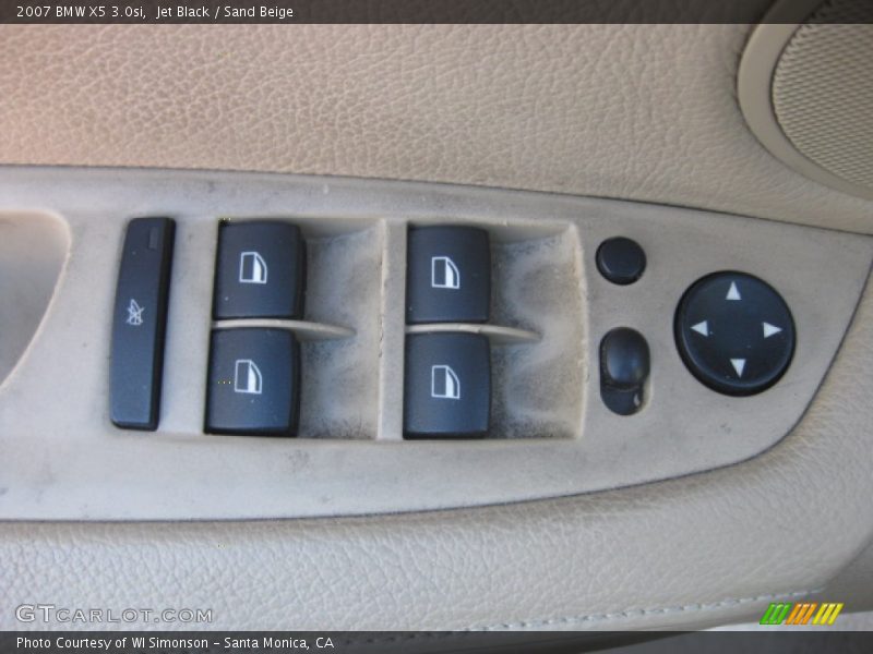Jet Black / Sand Beige 2007 BMW X5 3.0si