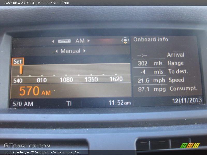 Jet Black / Sand Beige 2007 BMW X5 3.0si