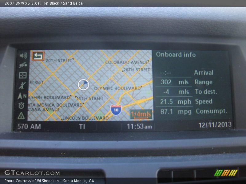 Jet Black / Sand Beige 2007 BMW X5 3.0si