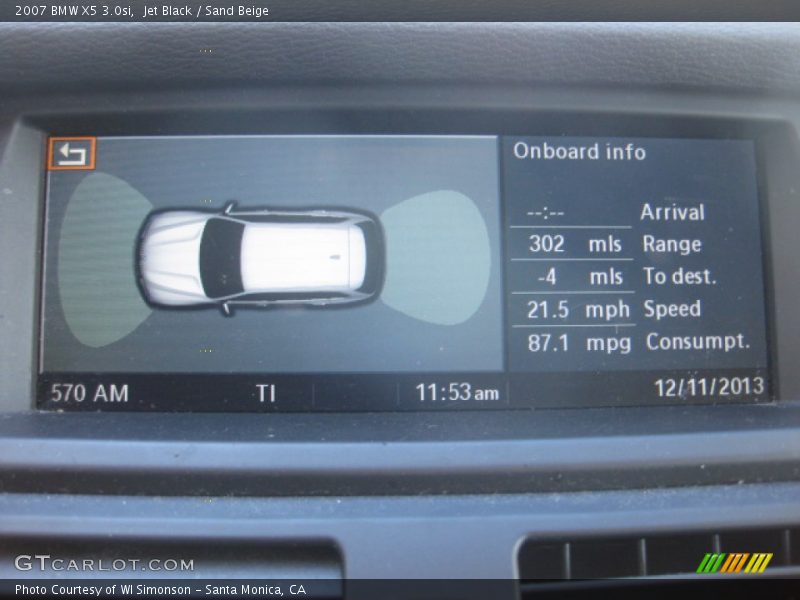 Jet Black / Sand Beige 2007 BMW X5 3.0si