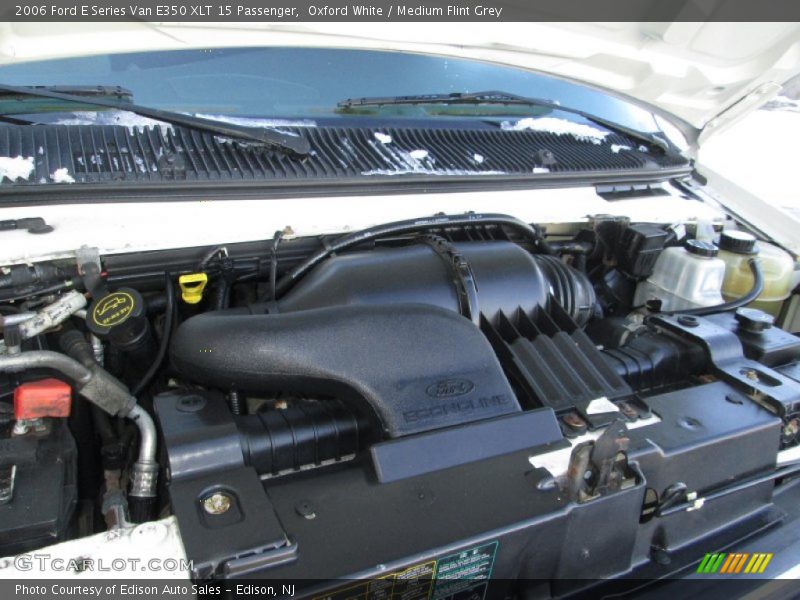 Oxford White / Medium Flint Grey 2006 Ford E Series Van E350 XLT 15 Passenger