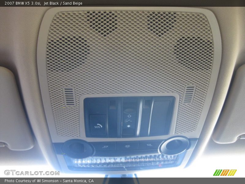 Jet Black / Sand Beige 2007 BMW X5 3.0si