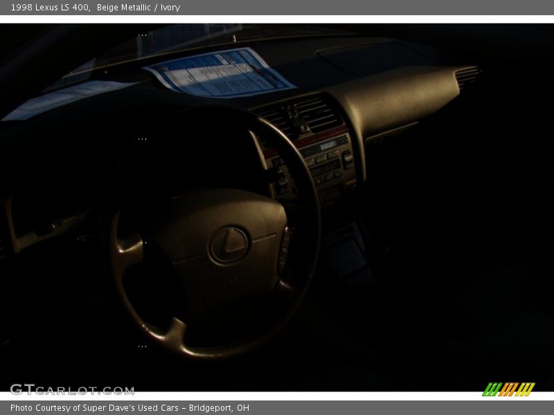 Beige Metallic / Ivory 1998 Lexus LS 400
