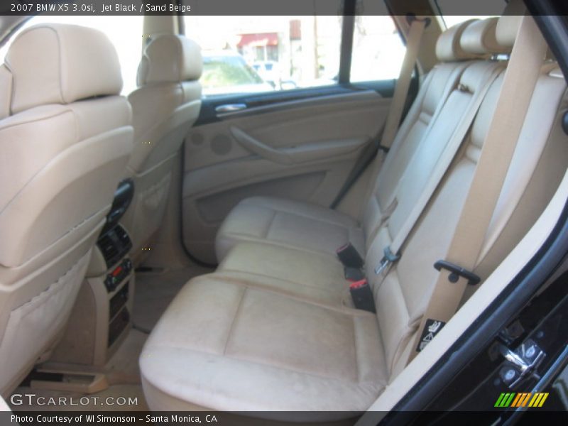 Jet Black / Sand Beige 2007 BMW X5 3.0si