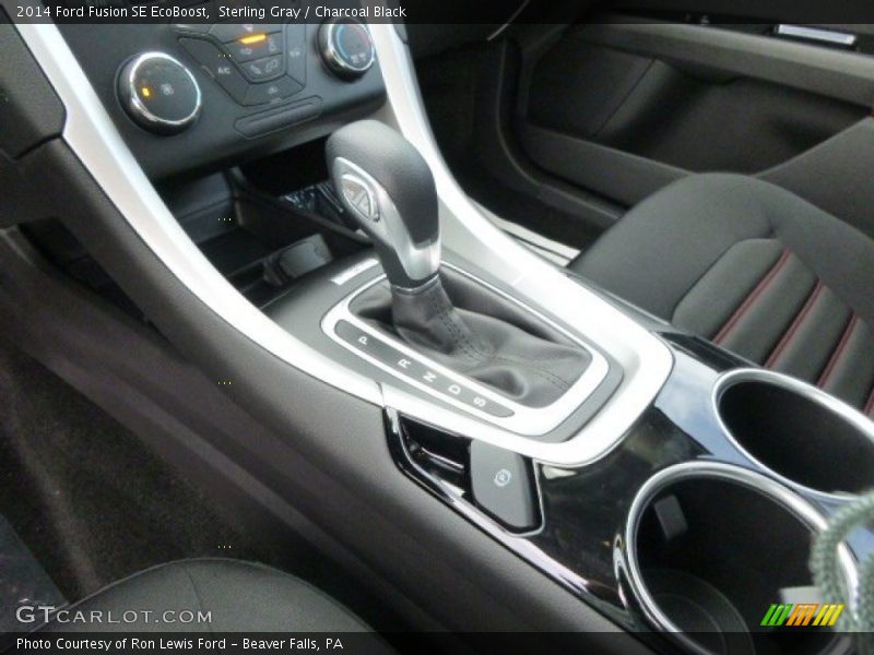 Sterling Gray / Charcoal Black 2014 Ford Fusion SE EcoBoost
