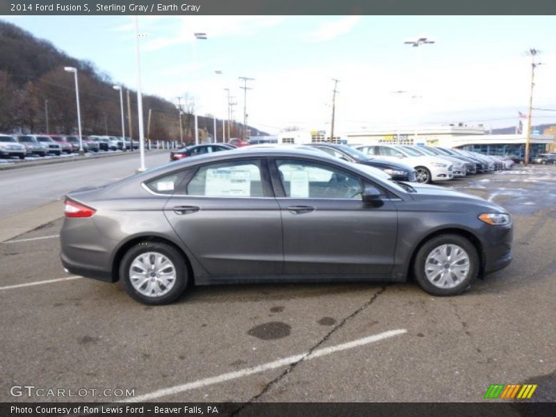 Sterling Gray / Earth Gray 2014 Ford Fusion S