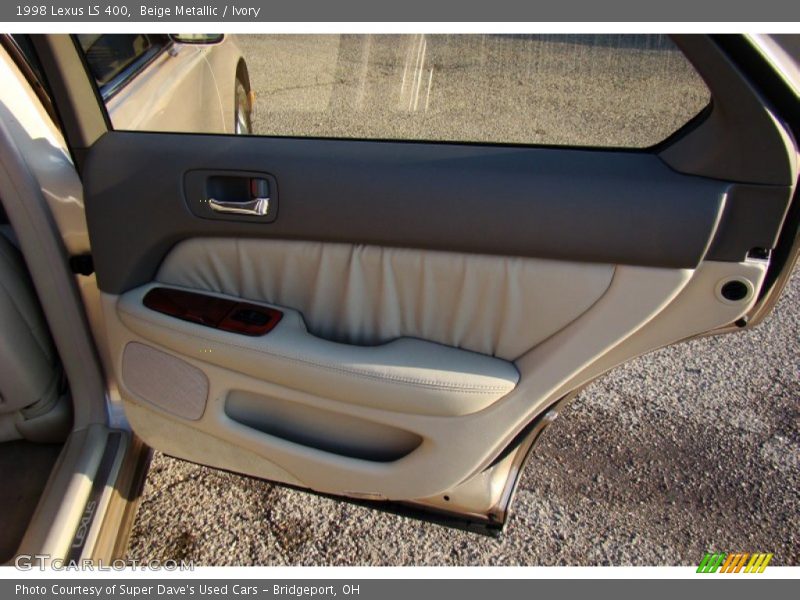 Beige Metallic / Ivory 1998 Lexus LS 400