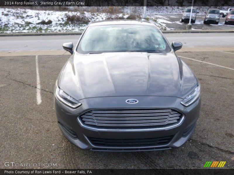 Sterling Gray / Earth Gray 2014 Ford Fusion S
