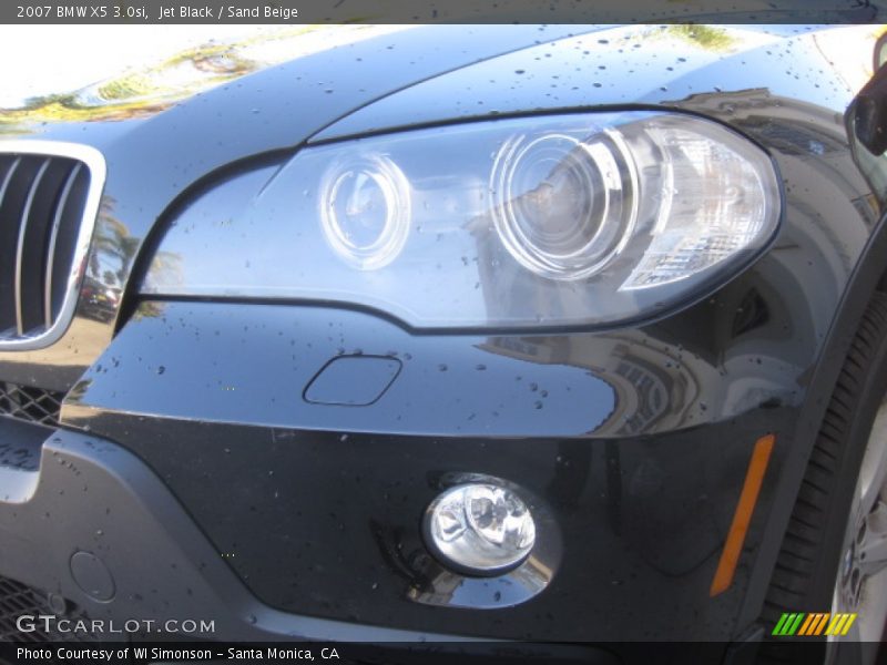 Jet Black / Sand Beige 2007 BMW X5 3.0si