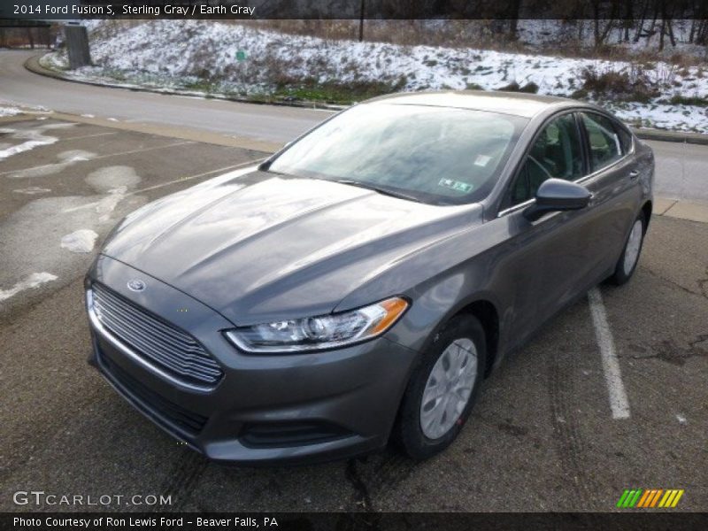 Sterling Gray / Earth Gray 2014 Ford Fusion S