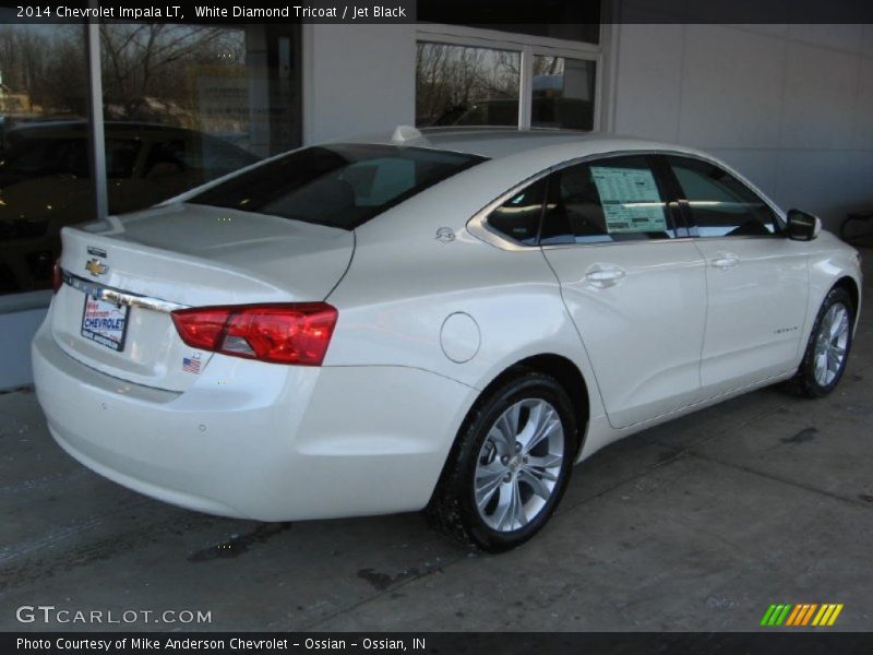 White Diamond Tricoat / Jet Black 2014 Chevrolet Impala LT