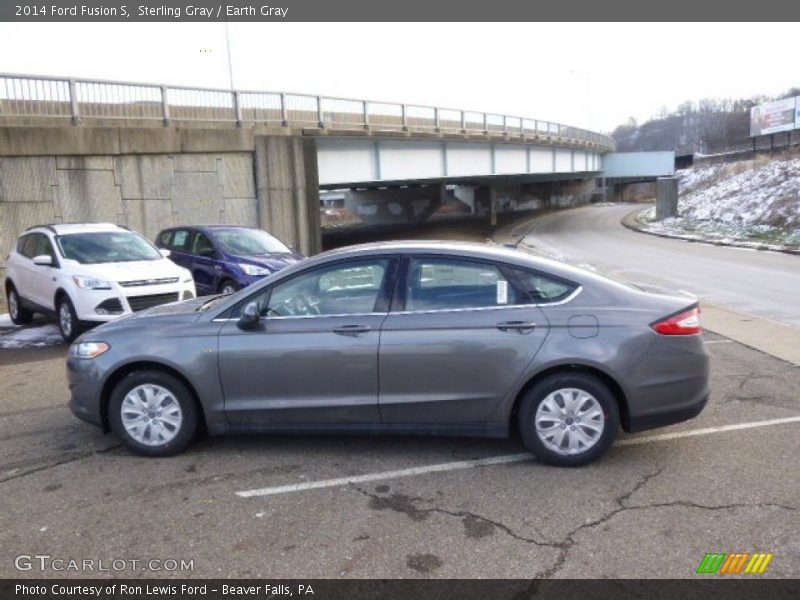 Sterling Gray / Earth Gray 2014 Ford Fusion S