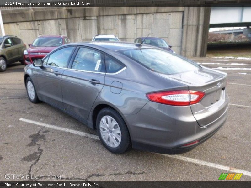 Sterling Gray / Earth Gray 2014 Ford Fusion S