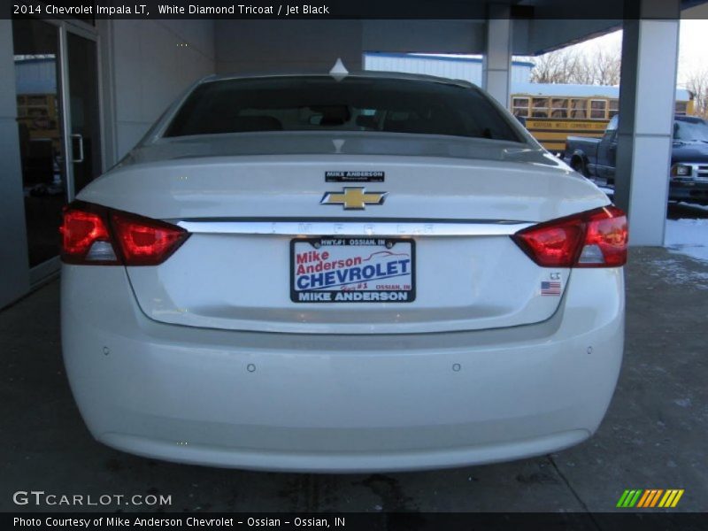 White Diamond Tricoat / Jet Black 2014 Chevrolet Impala LT