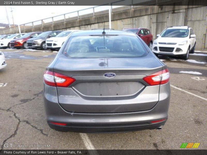 Sterling Gray / Earth Gray 2014 Ford Fusion S