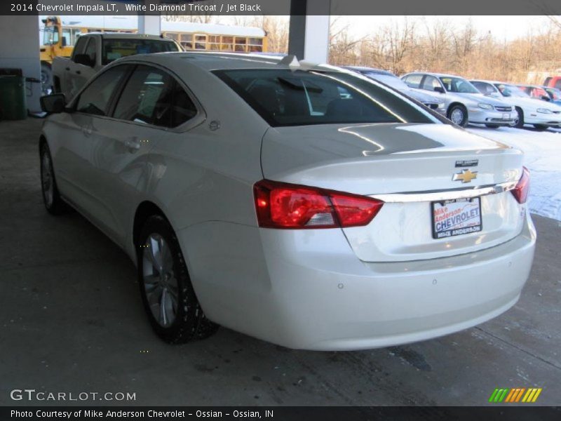 White Diamond Tricoat / Jet Black 2014 Chevrolet Impala LT