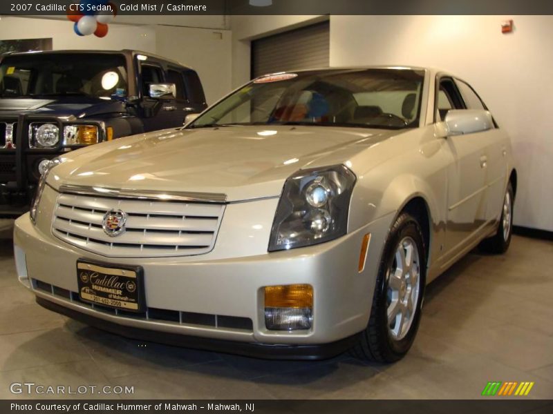 Gold Mist / Cashmere 2007 Cadillac CTS Sedan