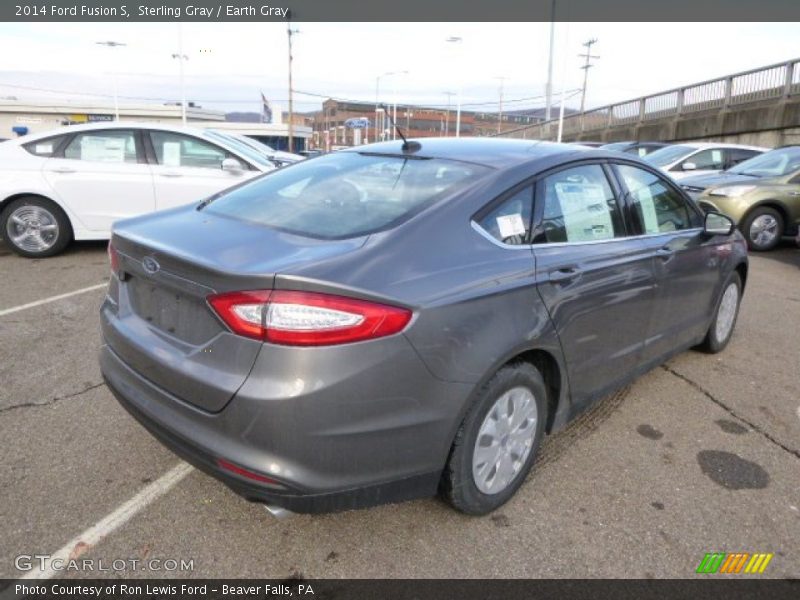 Sterling Gray / Earth Gray 2014 Ford Fusion S