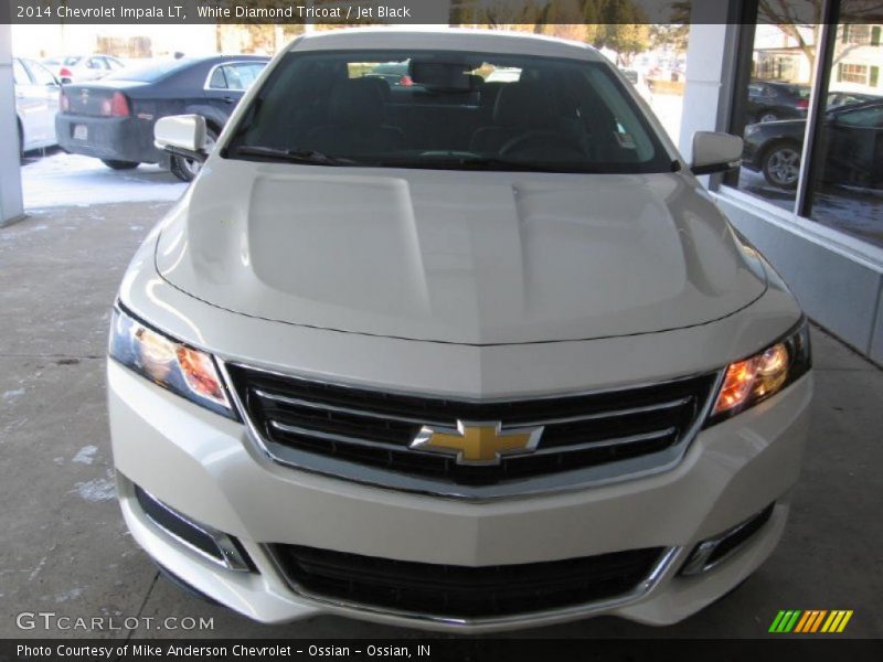 White Diamond Tricoat / Jet Black 2014 Chevrolet Impala LT