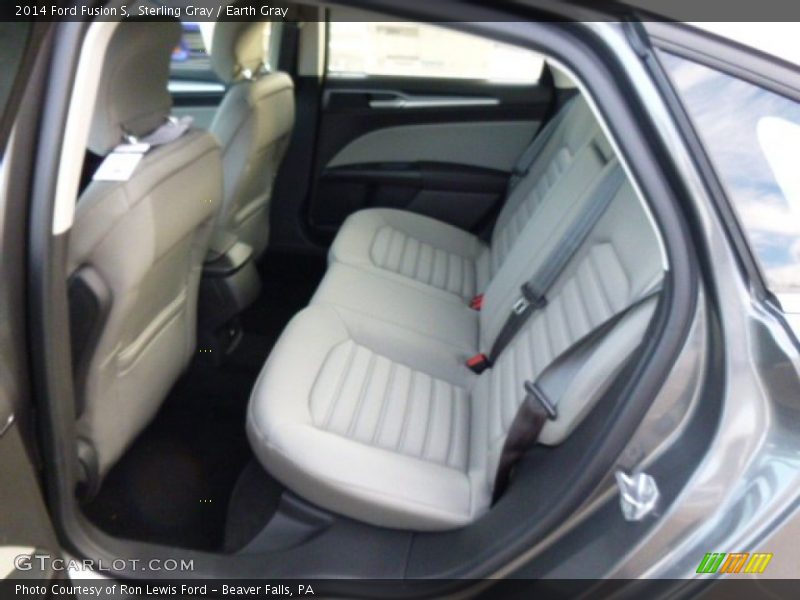 Sterling Gray / Earth Gray 2014 Ford Fusion S