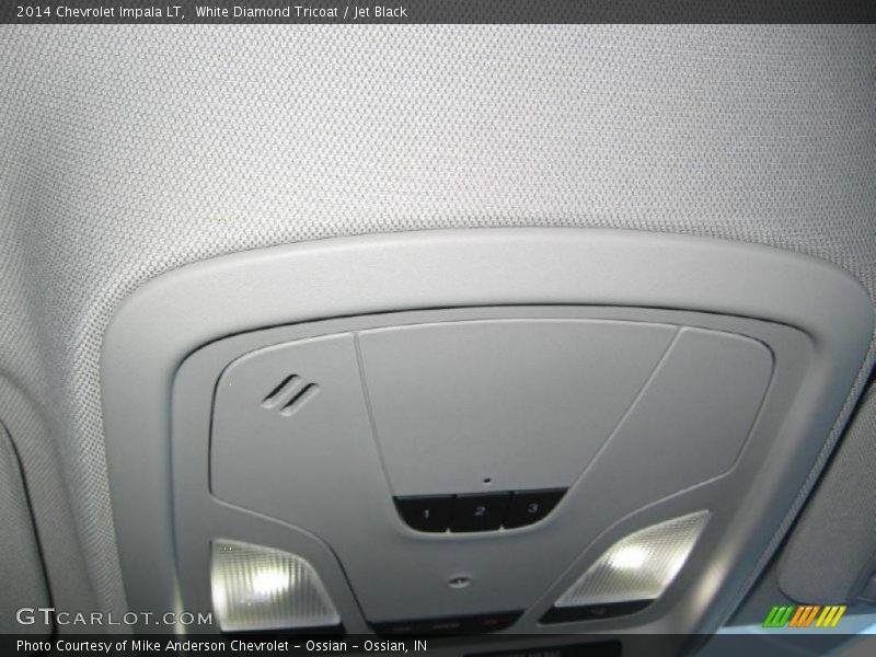 White Diamond Tricoat / Jet Black 2014 Chevrolet Impala LT