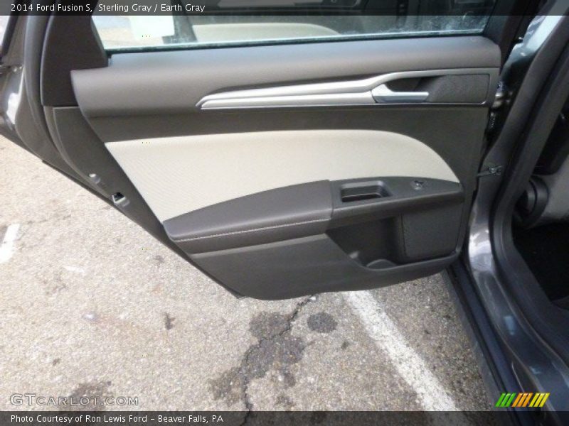 Sterling Gray / Earth Gray 2014 Ford Fusion S