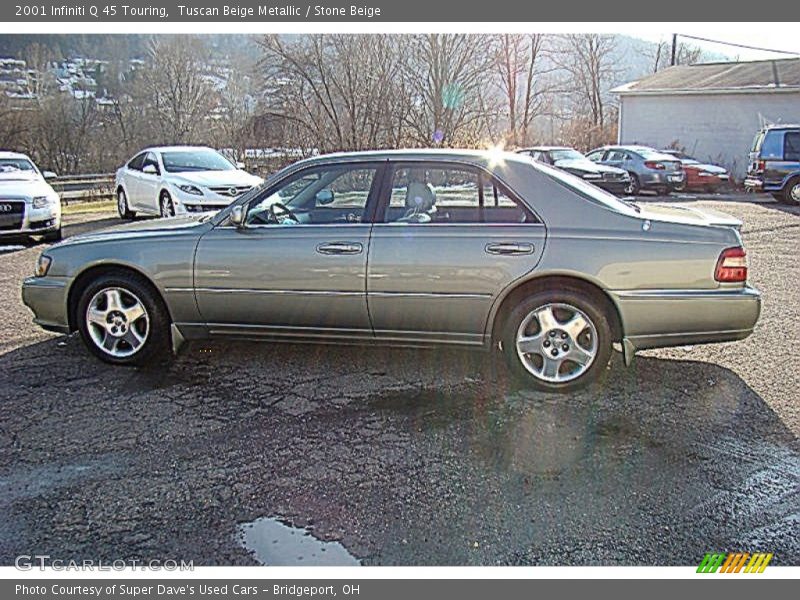 Tuscan Beige Metallic / Stone Beige 2001 Infiniti Q 45 Touring