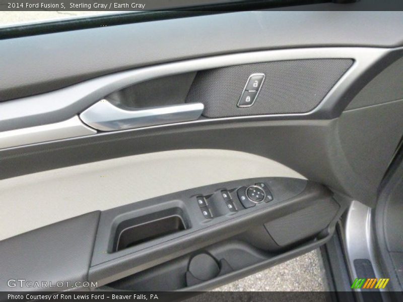 Sterling Gray / Earth Gray 2014 Ford Fusion S