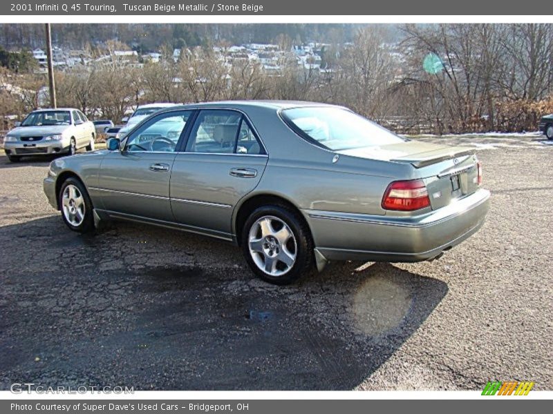 Tuscan Beige Metallic / Stone Beige 2001 Infiniti Q 45 Touring