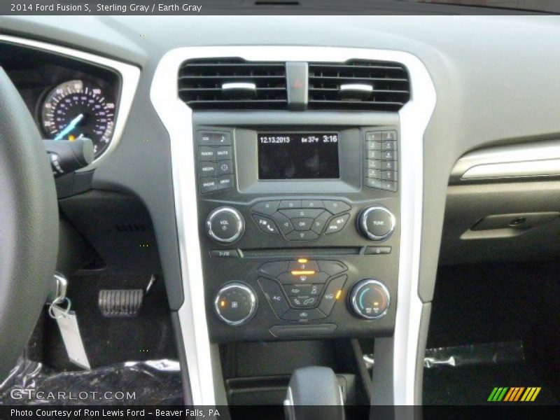 Sterling Gray / Earth Gray 2014 Ford Fusion S