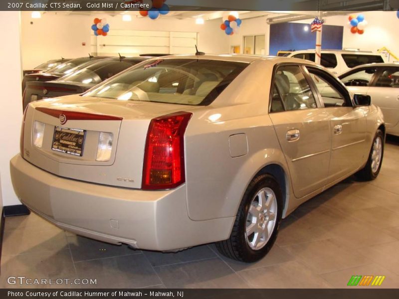 Gold Mist / Cashmere 2007 Cadillac CTS Sedan