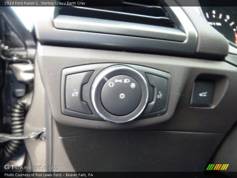 Sterling Gray / Earth Gray 2014 Ford Fusion S
