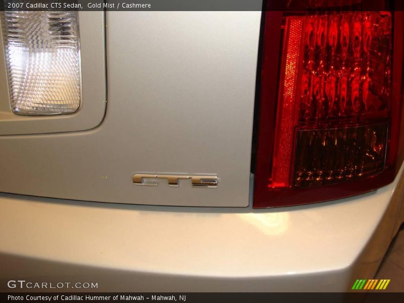 Gold Mist / Cashmere 2007 Cadillac CTS Sedan