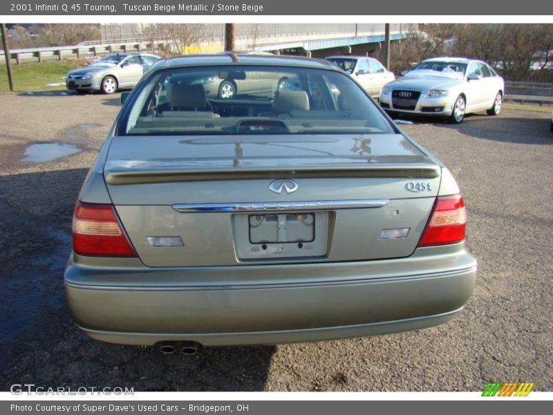 Tuscan Beige Metallic / Stone Beige 2001 Infiniti Q 45 Touring