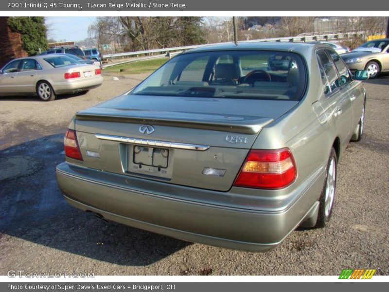 Tuscan Beige Metallic / Stone Beige 2001 Infiniti Q 45 Touring