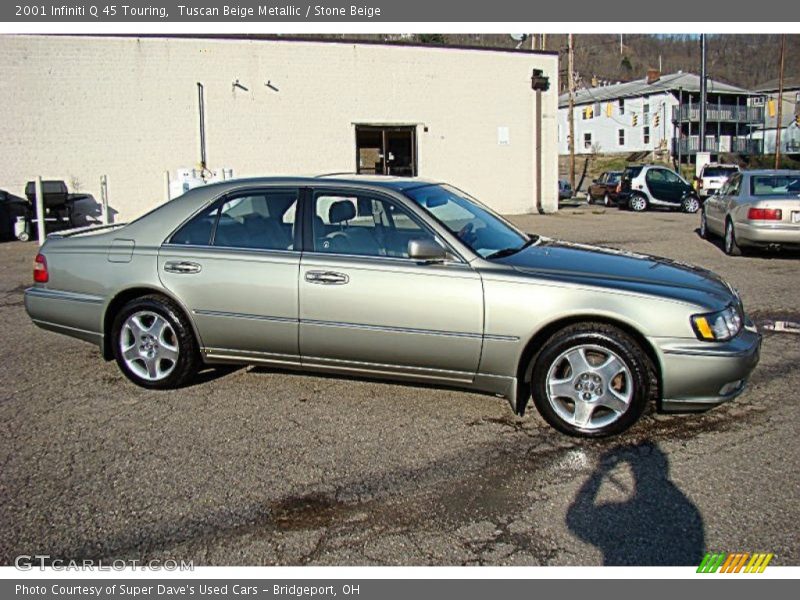 Tuscan Beige Metallic / Stone Beige 2001 Infiniti Q 45 Touring