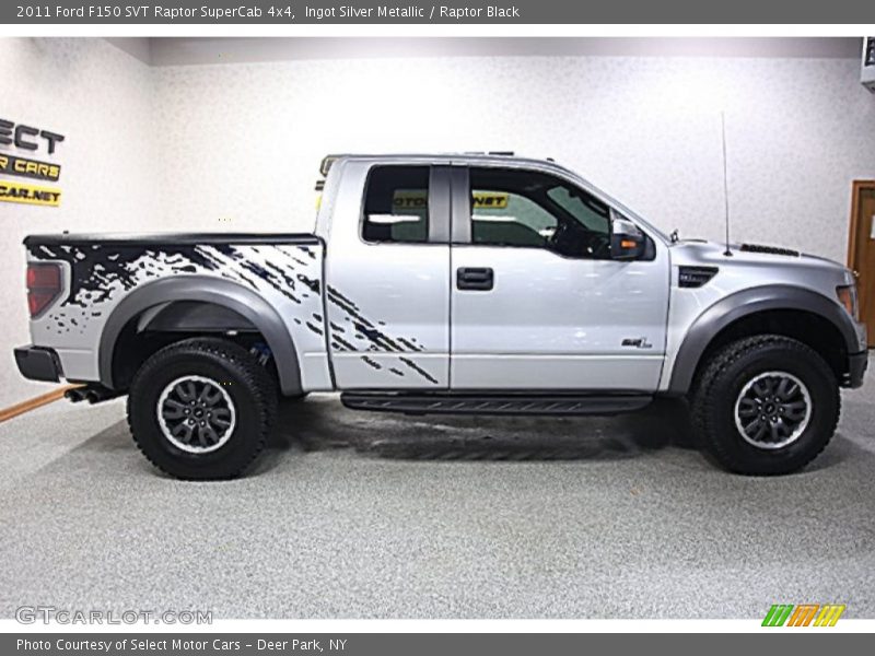 Ingot Silver Metallic / Raptor Black 2011 Ford F150 SVT Raptor SuperCab 4x4