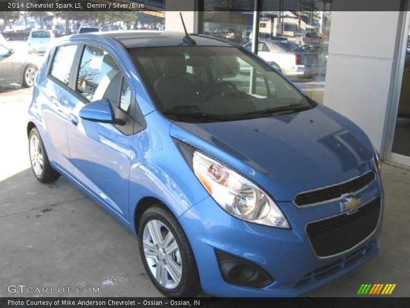 Denim / Silver/Blue 2014 Chevrolet Spark LS