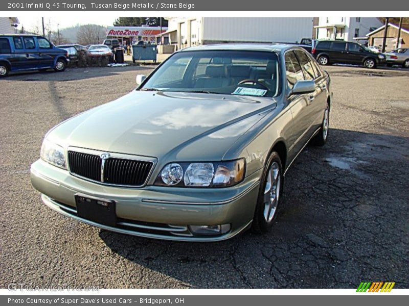 Tuscan Beige Metallic / Stone Beige 2001 Infiniti Q 45 Touring