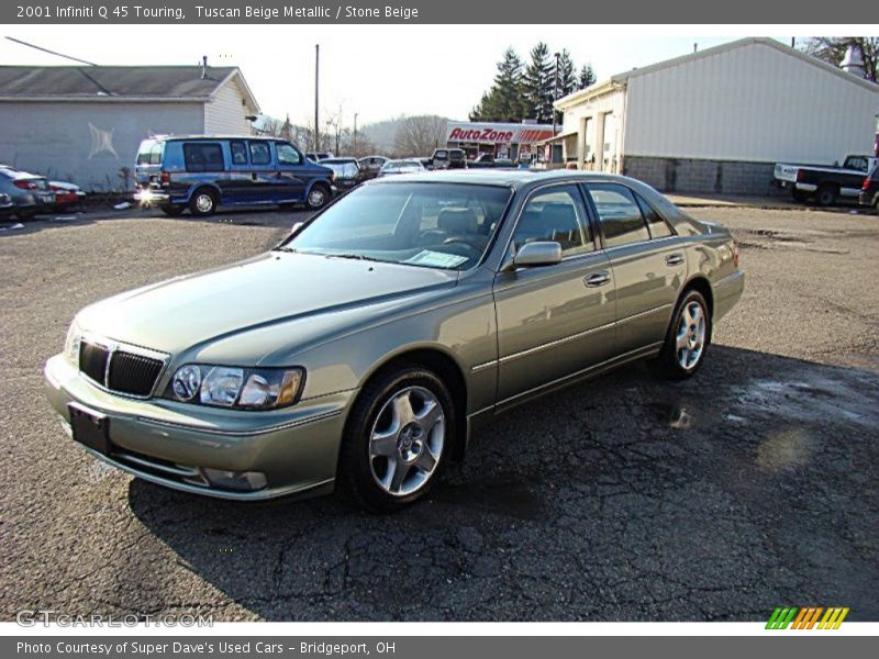 Tuscan Beige Metallic / Stone Beige 2001 Infiniti Q 45 Touring