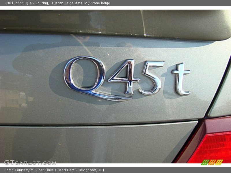 Tuscan Beige Metallic / Stone Beige 2001 Infiniti Q 45 Touring