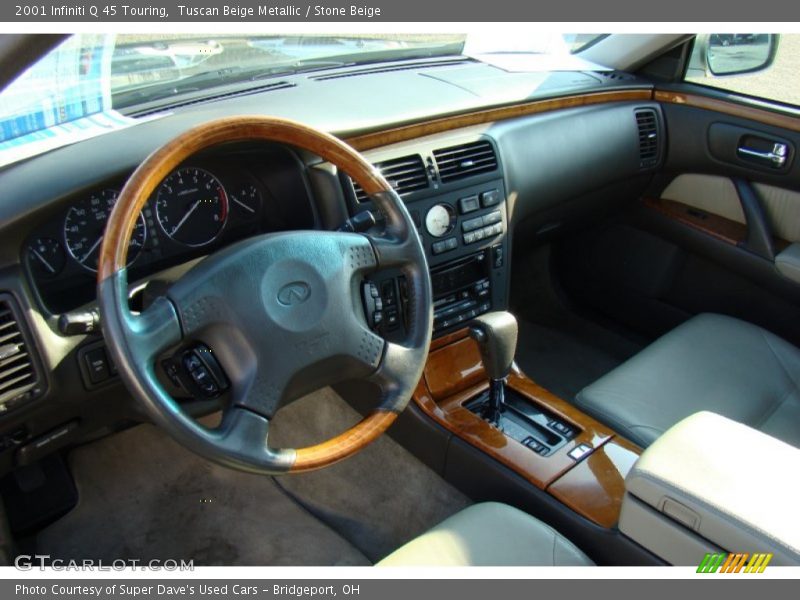 Stone Beige Interior - 2001 Q 45 Touring 