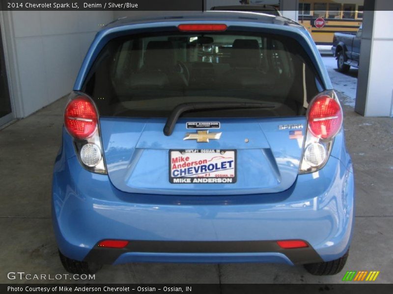 Denim / Silver/Blue 2014 Chevrolet Spark LS