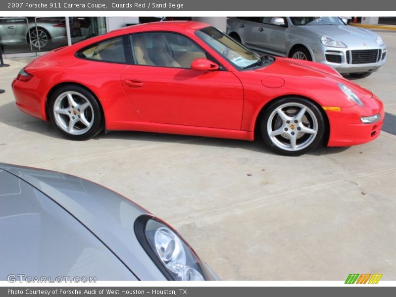 Guards Red / Sand Beige 2007 Porsche 911 Carrera Coupe