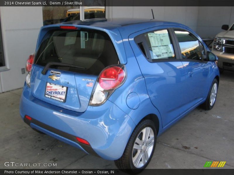 Denim / Silver/Blue 2014 Chevrolet Spark LS