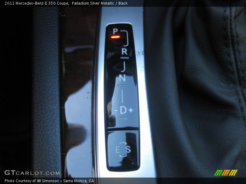 Palladium Silver Metallic / Black 2011 Mercedes-Benz E 350 Coupe