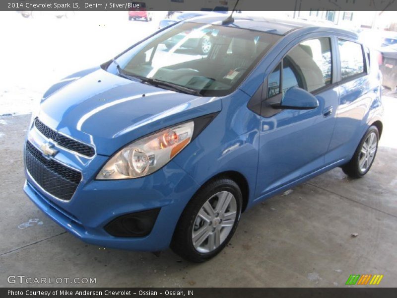 Denim / Silver/Blue 2014 Chevrolet Spark LS