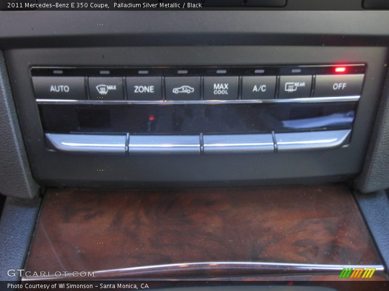Palladium Silver Metallic / Black 2011 Mercedes-Benz E 350 Coupe