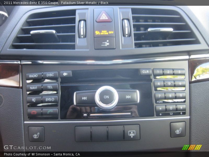 Palladium Silver Metallic / Black 2011 Mercedes-Benz E 350 Coupe