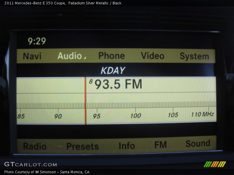 Palladium Silver Metallic / Black 2011 Mercedes-Benz E 350 Coupe